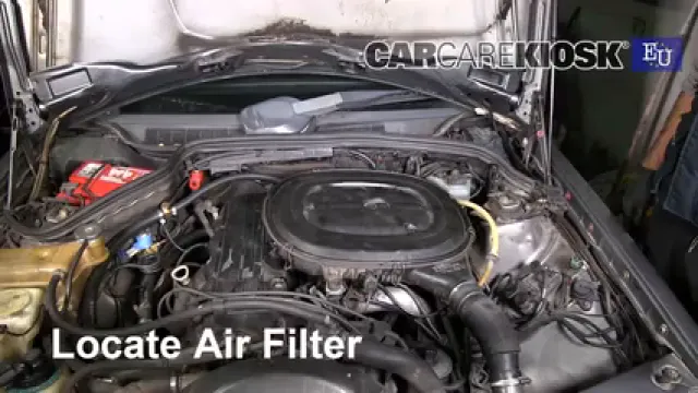 1989 Mercedes-Benz 190E 2.6 2.6L 6 Cyl. Filtre à air (moteur) Changement